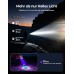 EOIWUY Taschenlampe LED Aufladbar, 1300 Lumen Extrem Hell Taschenlampen [Energieklasse A] 4 Lichtmodi, Flaches & Magnet Design, IP44 Wasserdicht Flashlight Clip Lampe für Camping, Outdoor, Notfälle, Urindetektion