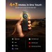 EOIWUY Torch Rechargeable Clip-On, 4-in-1 Spotlight/UV/COB Floodlight [Energy Class B] UV Torches LED Super Bright 1300LM, Flat Design Magnetic Flashlight, for Dog Walking, Camping, Emergency, Pet Urine Detector