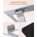 EOIWUY Laptop Ständer mit 360° Drehteller, Verstellbar Laptop Stand, Ergonomischer, Belüfteter, Faltbarer Kochbuchhalter Notebook Ständer Halterung, Kompatibel mit MacBook Air/Pro (10-16")
