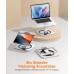 EOIWUY Laptop Ständer mit 360° Drehteller, Verstellbar Laptop Stand, Ergonomischer, Belüfteter, Faltbarer Kochbuchhalter Notebook Ständer Halterung, Kompatibel mit MacBook Air/Pro (10-16")