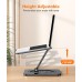 EOIWUY Laptop Stand with 360° Swivel Base, Portable Foldable Laptop Riser for Desk, Ergonomic Adjustable Cookbook Holders Computer Stand Holder for Team Work, Compatible with MacBook Pro/Air (10-16""), Black