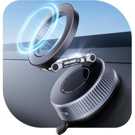 EOIWUY Handyhalterung Auto Magnet, Vakuum Magnetische Handy Halterung Auto für Magsafe mit Upgraded Nano-Gel Saugnapf, 360° Drehbar Handyhalter Auto, Faltbar KFZ Handyhalterung für iPhone & Android EOIWUY Handyhalterung Auto Magnet, Vakuum Magnetische Handy Halterung Auto für Magsafe mit Upgraded Nano-Gel Saugnapf, 360° Drehbar Handyhalter Auto, Faltbar KFZ Handyhalterung für iPhone & Android