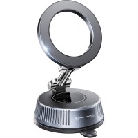 EOIWUY Vacuum Magnetic Phone Holders for Your Car, Upgraded Nano Gel Suction Cup Car Phone Holder, 360° Adjustable Car Phone Mount for MagSafe, Foldable Phone Mount for Car for iPhone & Android