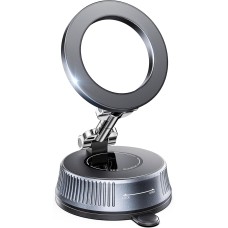 EOIWUY Vacuum Magnetic Phone Holders for Your Car, Upgraded Nano Gel Suction Cup Car Phone Holder, 360° Adjustable Car Phone Mount for MagSafe, Foldable Phone Mount for Car for iPhone & Android