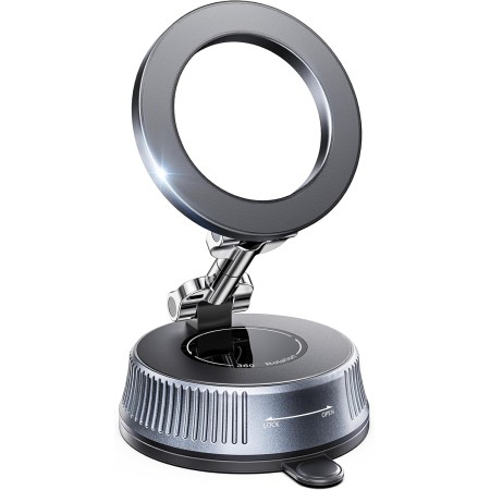 EOIWUY Vacuum Magnetic Phone Holders for Your Car, Upgraded Nano Gel Suction Cup Car Phone Holder, 360° Adjustable Car Phone Mount for MagSafe, Foldable Phone Mount for Car for iPhone & Android EOIWUY Vacuum Magnetic Phone Holders for Your Car, Upgraded Nano Gel Suction Cup Car Phone Holder, 360° Adjustable Car Phone Mount for MagSafe, Foldable Phone Mount for Car for iPhone & Android