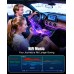 EOIWUY Upgraded Bluetooth Car Adapter 5.3, [Fast Charging] Car Bluetooth FM Transmitter with Powerful PD36W & QC3.0, [HiFi Crystal-Clear Sound] Wireless Radio Music Adapter Hands-Free Calling Kit, Black