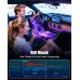 EOIWUY Aufgerüsteter Bluetooth Adapter Auto, [Schnellladung] FM Transmitter Auto Bluetooth 5.3 mit PD36W & QC3.0 18W, [HiFi-Kristallklarem Sound] Freisprechanlage KFZ Ladegerät GPS-Module, Schwarz