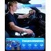 EOIWUY Aufgerüsteter Bluetooth Adapter Auto, [Schnellladung] FM Transmitter Auto Bluetooth 5.3 mit PD36W & QC3.0 18W, [HiFi-Kristallklarem Sound] Freisprechanlage KFZ Ladegerät GPS-Module, Schwarz