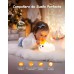EOIWUY Luz Nocturna Infantil, Lampara Bebe Noche de Silicona Unicornio con 9 Cambio de Color Dual & Modo de Ciclo Luz, Control Táctil, Lampara Quitamiedos LED Recargable para Niñas y Niños