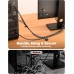 EOIWUY 8 Stück Kabelhalter Selbstklebend mit Silikon Kabelbinder [2-in-1], Magnetische Kabel Organizer Clips [Glatt Verstellbar & 1-Sek-Verschluss], Stark Haftender Cable Management für Schreibtisch