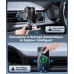EOIWUY Support Telephone Voiture Induction, 15W Chargeur Induction Voiture Rapide sans Fil 【Serrage Automatique & Rotation 360°】 Compatible avec iPhone 15 Pro Max/14/13/12/11, Galaxy S23/S22, etc