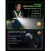 EOIWUY 800 Lumen Ultraleuchtstarkes Lauflampe Joggen mit Rotlicht [Energieklasse B] 7 Modi Lauflicht, 45° Lichtstrahl & 360°-Reflektorband Brustlampe, IPX4 Wasserdicht, USB Aufladbar, Laufzeit 4-25 Stunden