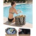 EOIWUY Strandtasche XXL, 35L Große Badetasche Wasserdicht & Sanddicht, Strandtasche mit Reißverschluss Nassabteil, Beach Tote Bag Handtasche Shopper Damen für Fitnessstudio Einkaufen Picknick Reise EOIWUY Strandtasche XXL, 35L Große Badetasche Wasserdicht & Sanddicht, Strandtasche mit Reißverschluss Nassabteil, Beach Tote Bag Handtasche Shopper Damen für Fitnessstudio Einkaufen Picknick Reise