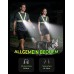 EOIWUY 800 Lumen Ultraleuchtstarkes Lauflampe Joggen mit Rücklicht, 7+2 Lichtmodi Lauflicht, 45° Lichtstrahl & 360°-Reflektorband Brustlampe, IPX4 Wasserdicht, USB Aufladbar, Laufzeit 4-25 Stunden