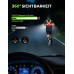 EOIWUY 800 Lumen Ultraleuchtstarkes Lauflampe Joggen mit Rücklicht, 7+2 Lichtmodi Lauflicht, 45° Lichtstrahl & 360°-Reflektorband Brustlampe, IPX4 Wasserdicht, USB Aufladbar, Laufzeit 4-25 Stunden