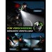 EOIWUY 800 Lumen Ultraleuchtstarkes Lauflampe Joggen mit Rücklicht, 7+2 Lichtmodi Lauflicht, 45° Lichtstrahl & 360°-Reflektorband Brustlampe, IPX4 Wasserdicht, USB Aufladbar, Laufzeit 4-25 Stunden