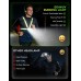 EOIWUY Running Lights for Runners with Rear Light, 800LM Ultra Bright & 7+2 Modes, 45° Beam & 360° Reflective Running Vest, IPX4 Waterproof Chest Running Torch for Walking/Hiking, Headlamp Replacement [Energy Class B]
