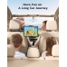 EOIWUY Car Headrest Tablet Mount Holder, [Extension Arm] [360° Rotatable] Back Seat Tablet Car Mount, Road Trip Essentials for Kids, Compatible with iPad, Galaxy Tab and All 4.7-12.9" Devices