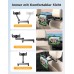 EOIWUY Tablet Halterung Auto, [Ausziehbarer Verlängerungsarm] 360° Drehung Tablethalterungen Auto, Tablet Halterung Auto Kopfstütze Kompatibel mit iPad, iPhone, Galaxy Tabs und Allen 4,7-12,9" Geräten