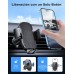 EOIWUY Soporte Movil Coche, [Gancho Estable Mejorado] Suporte Telemovel Carro del Aire Ventilación, Liberación de un Botón & 360° Rotación Sujeta Movils para Coche Compatible con iPhone, Galaxy y Más