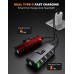 EOIWUY Bike Lights 1500LM Super Bright, Wide Beam Bike Lights Front and Back, 4+5 Modes & IP65 Waterproof Bicycle Lights, 2600mAh & USB Rechargeable, Bike Light Set for Ebike/MTB/Mobility Scooter