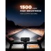 EOIWUY Bike Lights 1500LM Super Bright, Wide Beam Bike Lights Front and Back, 4+5 Modes & IP65 Waterproof Bicycle Lights, 2600mAh & USB Rechargeable, Bike Light Set for Ebike/MTB/Mobility Scooter