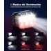 EOIWUY Linterna Frontal LED Recargable, Linterna Cabeza Impermeable IP65, 6 Modos Luz con Luz Rojo & 36H de Funcionamiento, Super Brillante 350LM Luz Frontal Ultraligera para Correr [Clase de eficiencia energética A+]